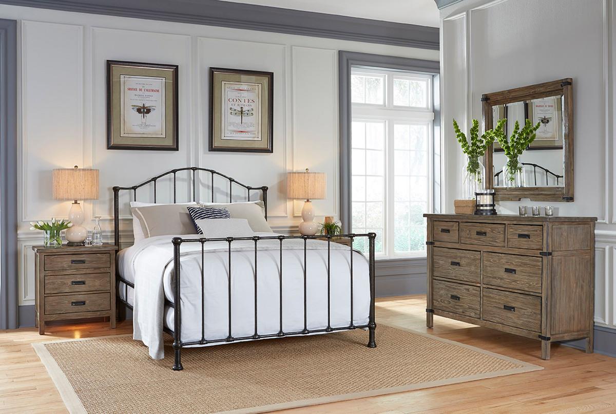 Kincaid Furniture Foundry 59133P King Wrought Iron Garden Bed Lindy